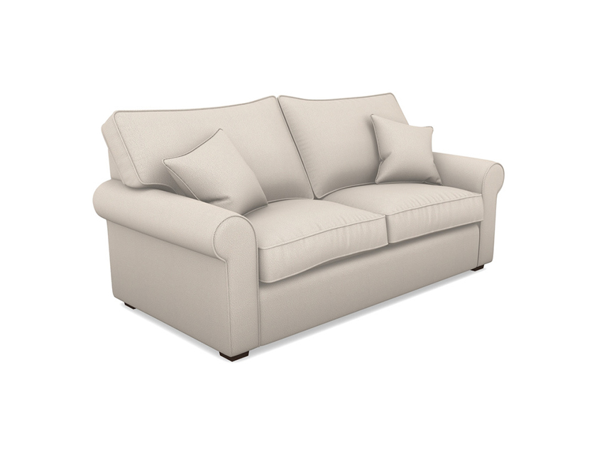 Upperton 3 Seater Sofa in Two Tone Plain Biscuit